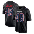Johmsee NE.Patriots #48 Namdi Obiazor Player Carbon Fashion Limited Home Game Stitched Jerseys