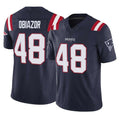 Johmsee NE.Patriots #48 Namdi Obiazor Player Navy Limited Vapor F.U.S.E. Home Game Stitched Jerseys