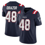 Johmsee NE.Patriots #48 Namdi Obiazor Player Navy Vapor Untouchable Home Game Stitched Jerseys