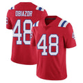 Johmsee NE.Patriots #48 Namdi Obiazor Player Red Vapor Untouchable Home Game Stitched Jerseys