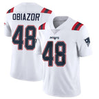 Johmsee NE.Patriots #48 Namdi Obiazor Player White Vapor Untouchable Home Game Stitched Jerseys