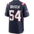 Johmsee NE.Patriots #54 Tedy Bruschi Navy Game Retired Player Stitched Jerseys