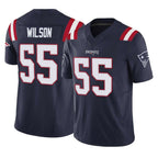Johmsee NE.Patriots #55 Jared Wilson Player Navy Limited Vapor F.U.S.E. Home Game Stitched Jerseys