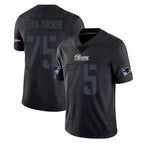 Johmsee NE.Patriots #75 Alijah Vera-Tucker Player Black Impact LImited Home Game Stitched Jerseys