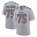 Johmsee NE.Patriots #75 Alijah Vera-Tucker Player Gray Fashion Limited Home Game Stitched Jerseys