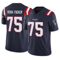 Johmsee NE.Patriots #75 Alijah Vera-Tucker Player Navy Limited Vapor F.U.S.E. Home Game Stitched Jerseys