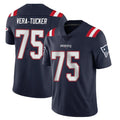 Johmsee NE.Patriots #75 Alijah Vera-Tucker Player Navy Vapor Untouchable Home Game Stitched Jerseys