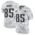 Johmsee NE.Patriots #85 Hunter Henry Player Arctic Camo Salute to Service Limited Stitched Jerseys