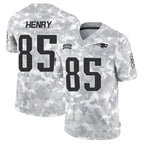 Johmsee NE.Patriots #85 Hunter Henry Player Arctic Camo Salute to Service Limited Stitched Jerseys