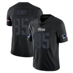 Johmsee NE.Patriots #85 Hunter Henry Player Black Impact LImited Home Game Stitched Jerseys