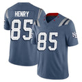 Johmsee NE.Patriots #85 Hunter Henry Player Blue Limited Rivalries Collection Home Game Stitched Jerseys