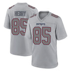 Johmsee NE.Patriots #85 Hunter Henry Player Gray Fashion Limited Home Game Stitched Jerseys