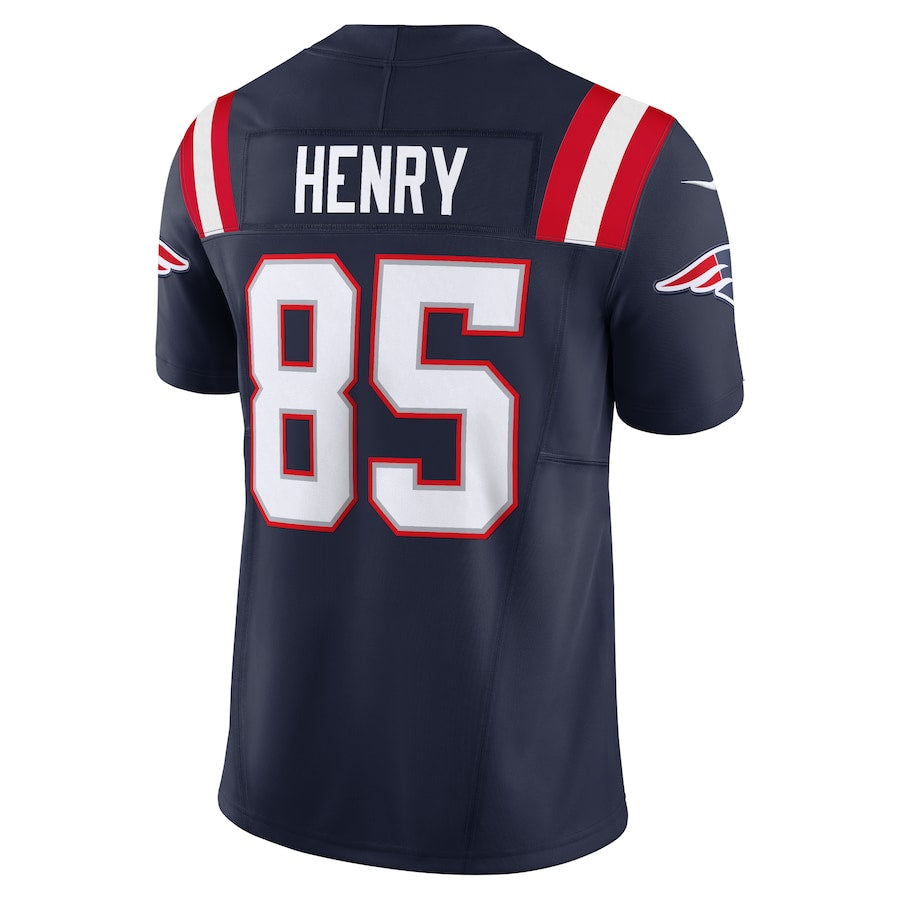Johmsee NE.Patriots #85 Hunter Henry Player Navy Vapor F.U.S.E. Limited Stitched Jerseys
