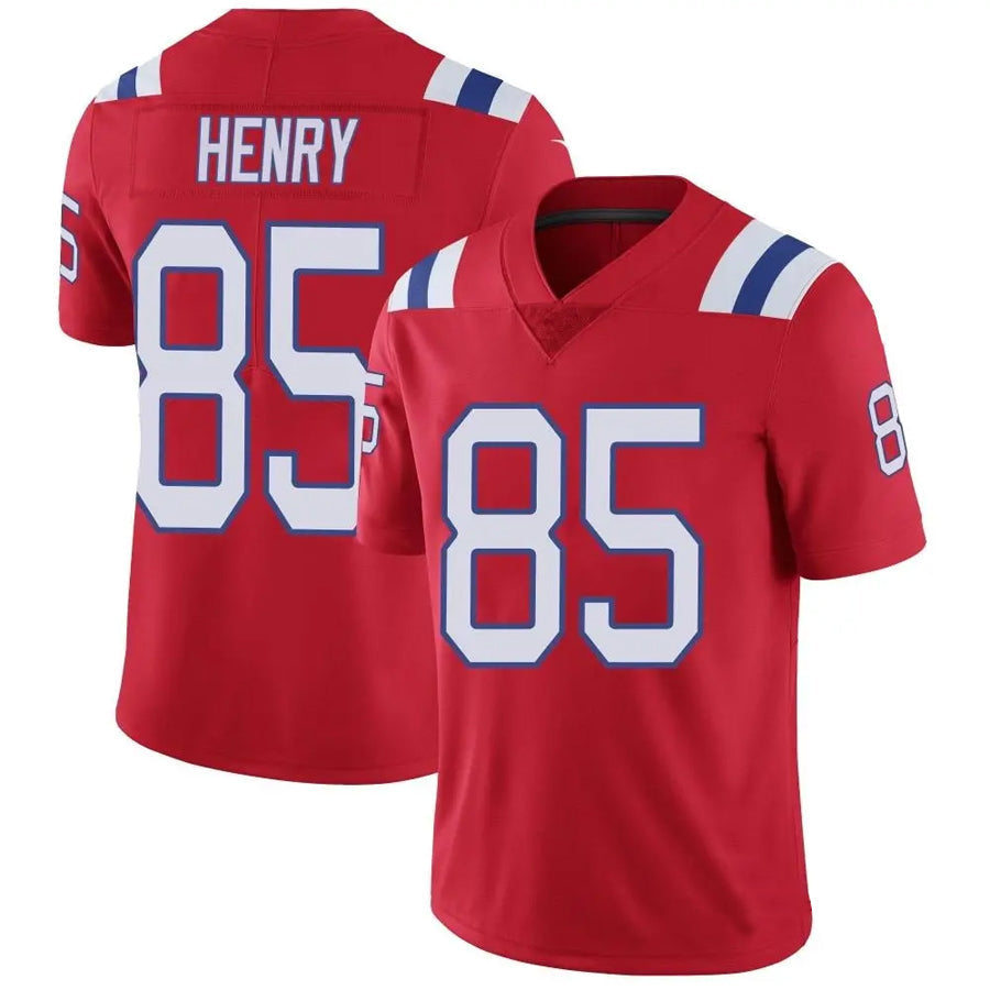 Johmsee NE.Patriots #85 Hunter Henry Player Red Vapor Limited Stitched Jerseys