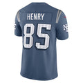 Johmsee NE.Patriots #85 Hunter Henry Player Storm Blue Rivalries Collection Limited Stitched Jerseys