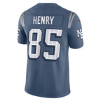Johmsee NE.Patriots #85 Hunter Henry Player Storm Blue Rivalries Collection Limited Stitched Jerseys