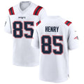 Johmsee NE.Patriots #85 Hunter Henry Player White Home Game Stitched Jerseys
