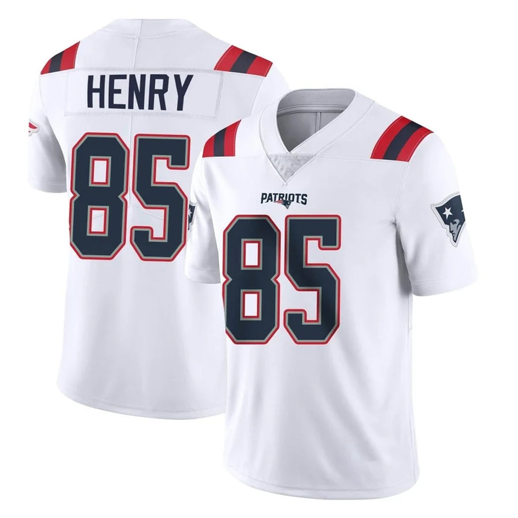 Johmsee NE.Patriots #85 Hunter Henry Player White Vapor Untouchable Home Game Stitched Jerseys