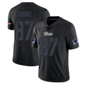 Johmsee NE.Patriots #87 Romeo Doubs Player Black Impact LImited Home Game Stitched Jerseys