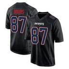 Johmsee NE.Patriots #87 Romeo Doubs Player Carbon Fashion Limited Home Game Stitched Jerseys