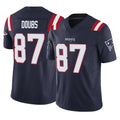 Johmsee NE.Patriots #87 Romeo Doubs Player Navy Limited Vapor F.U.S.E. Home Game Stitched Jerseys