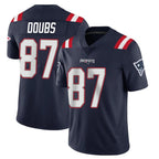 Johmsee NE.Patriots #87 Romeo Doubs Player Navy Vapor Untouchable Home Game Stitched Jerseys