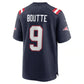 NE.Patriots #9 Kayshon Boutte Navy Game Stitched American Football Jerseys