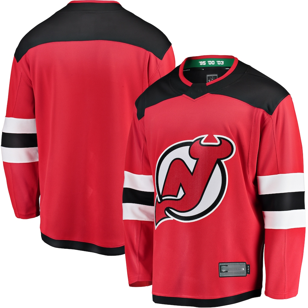 Johmsee NJ.Devils Red Breakaway Home Jerseys