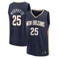 Johmsee NO.Pelicans #25 Trey Murphy III Navy Fast Break Replica Stitched Jerseys- Icon Edition