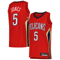 Johmsee NO.Pelicans #5 Herbert Jones Red Swingman Stitched Jerseys- Statement Edition