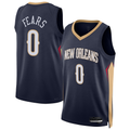 Johmsee NO.Pelicans #0 Jeremiah Fears Navy Swingman Stitched Jerseys- Icon Edition
