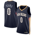 Johmsee NO.Pelicans #0 Jeremiah Fears Navy Swingman Stitched Jerseys- Icon Edition