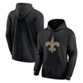 Johmsee NO.Saints Black Pullover Hoodies Limited Blank Player Stitched Jerseys