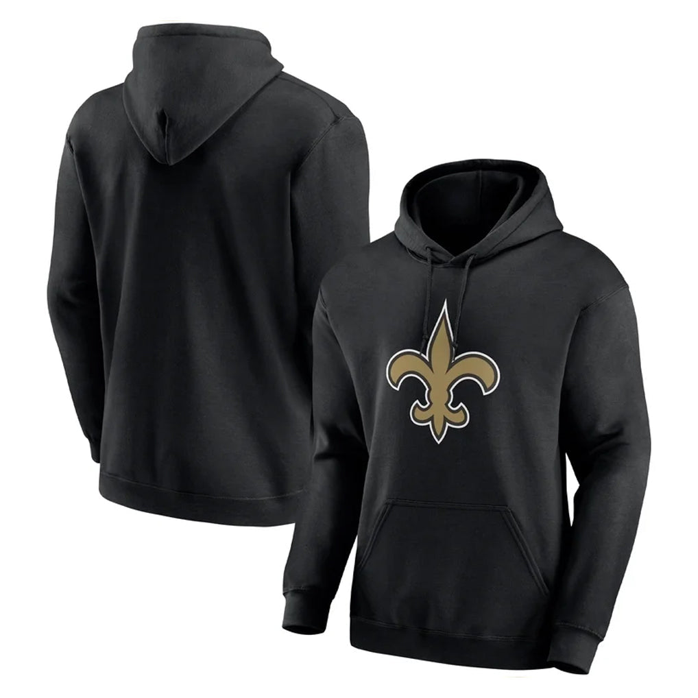 Johmsee NO.Saints Black Pullover Hoodies Limited Blank Player Stitched Jerseys