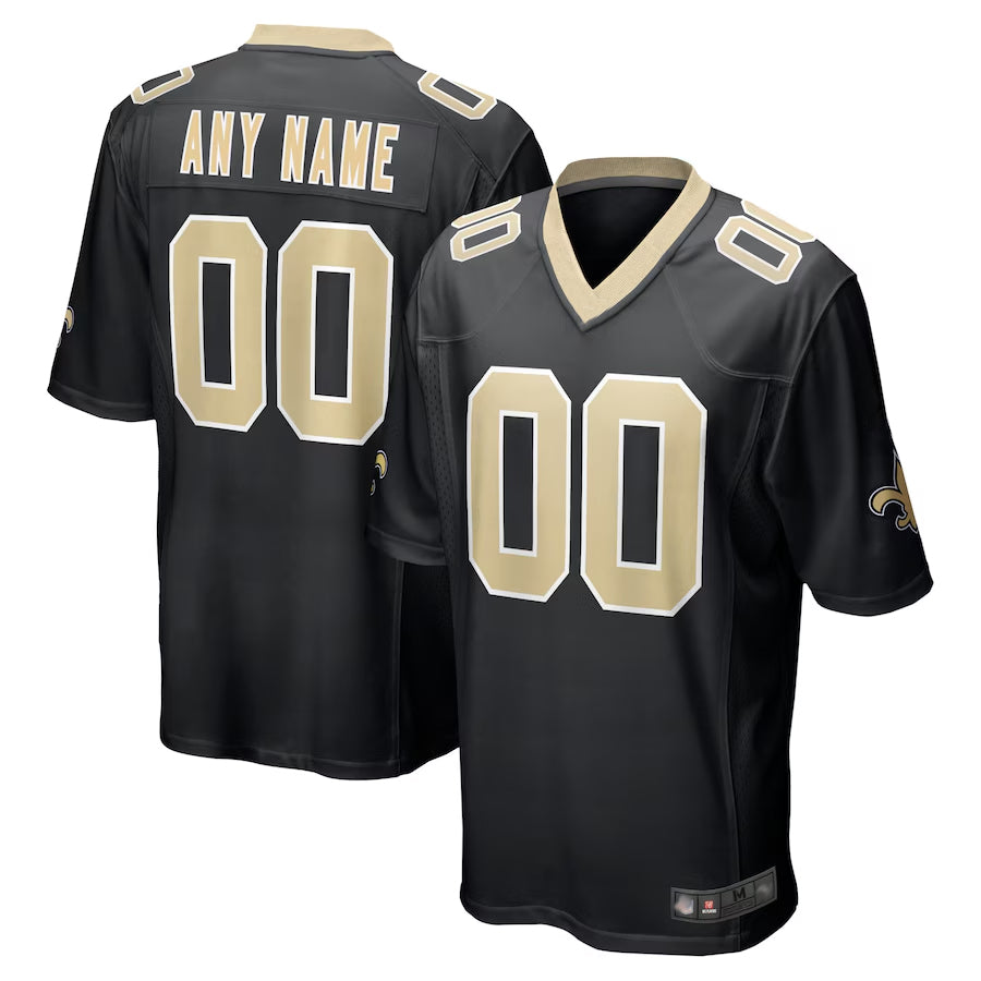 Johmsee Custom NO.Saints Home Replica Game Stitched Jerseys