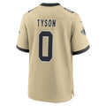 Johmsee NO.Saints #0 Jordyn Tyson Gold 2026 Draft First Round Pick No. 8 Alternate Game Stitched Jerseys