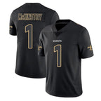 Johmsee NO.Saints #1 Kool-Aid McKinstry Player Black Impact Limited Home Game Stitched Jerseys
