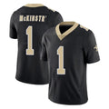 Johmsee NO.Saints #1 Kool-Aid McKinstry Player Black Limited Vapor Untouchable Home Game Stitched Jerseys