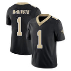 Johmsee NO.Saints #1 Kool-Aid McKinstry Player Black Limited Vapor Untouchable Home Game Stitched Jerseys