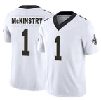 Johmsee NO.Saints #1 Kool-Aid McKinstry Player White Limited Vapor F.U.S.E. Home Game Stitched Jerseys