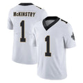 Johmsee NO.Saints #1 Kool-Aid McKinstry Player White Limited Vapor Untouchable Home Game Stitched Jerseys