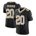 Johmsee NO.Saints #20 Pete Werner Player Black Limited Vapor Untouchable Home Game Stitched Jerseys