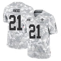 Johmsee NO.Saints #21 Justin Reid Player Arctic Camo Salute To Service Limited Game Stitched Jerseys