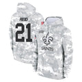 Johmsee NO.Saints #21 Justin Reid Player Arctic Camo Salute to Service Pullover Hoodies Limited Game Stitched Jerseys
