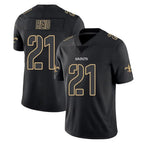 Johmsee NO.Saints #21 Justin Reid Player Black Impact Limited Home Game Stitched Jerseys