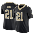 Johmsee NO.Saints #21 Justin Reid Player Black Limited Vapor F.U.S.E. Home Game Stitched Jerseys