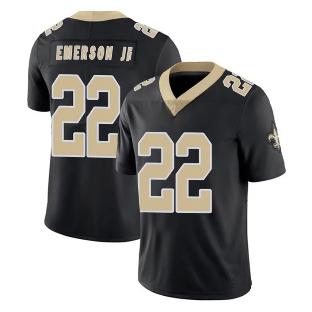 Johmsee NO.Saints #22 Martin Emerson Jr. Player Black Limited Vapor Untouchable Home Game Stitched Jerseys