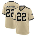 Johmsee NO.Saints #22 Martin Emerson Jr. Player Gold Home Game Stitched Jerseys