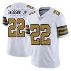 Johmsee NO.Saints #22 Martin Emerson Jr. Player White Limited Color Rush Home Game Stitched Jerseys