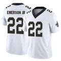 Johmsee NO.Saints #22 Martin Emerson Jr. Player White Limited Vapor F.U.S.E. Home Game Stitched Jerseys